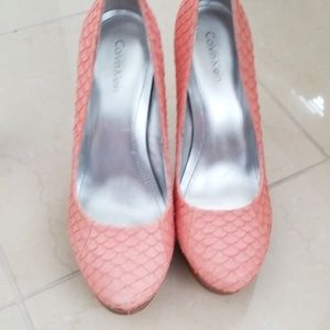 Calvin Klein Kendall Round Toe Pump open to offers